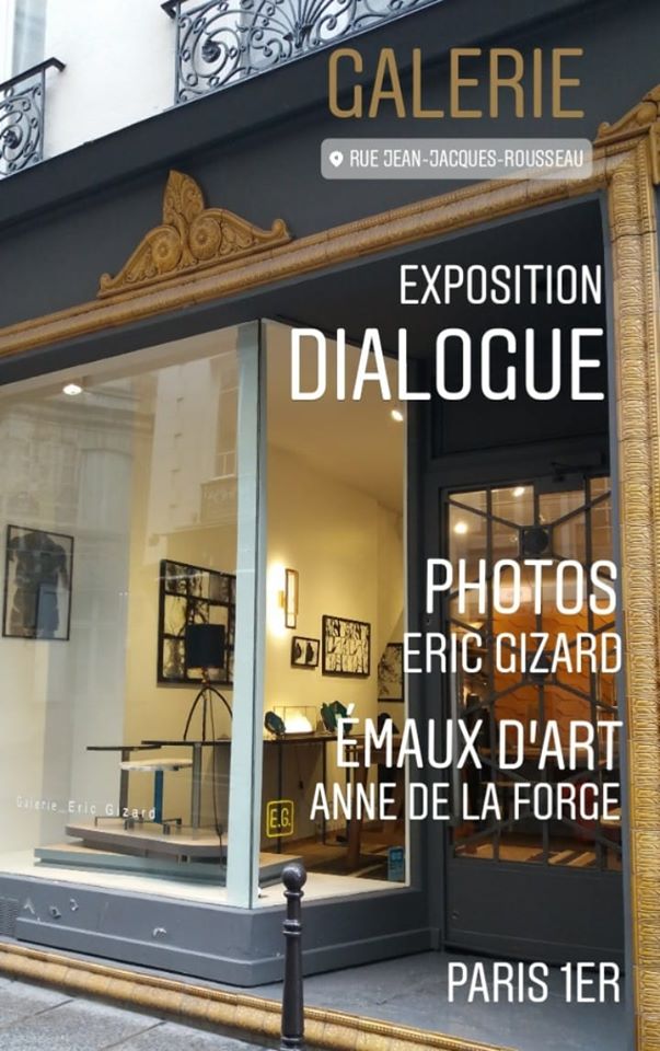photo extérieure de la galerie éric gizard à paris 75001 - exposition dialogue